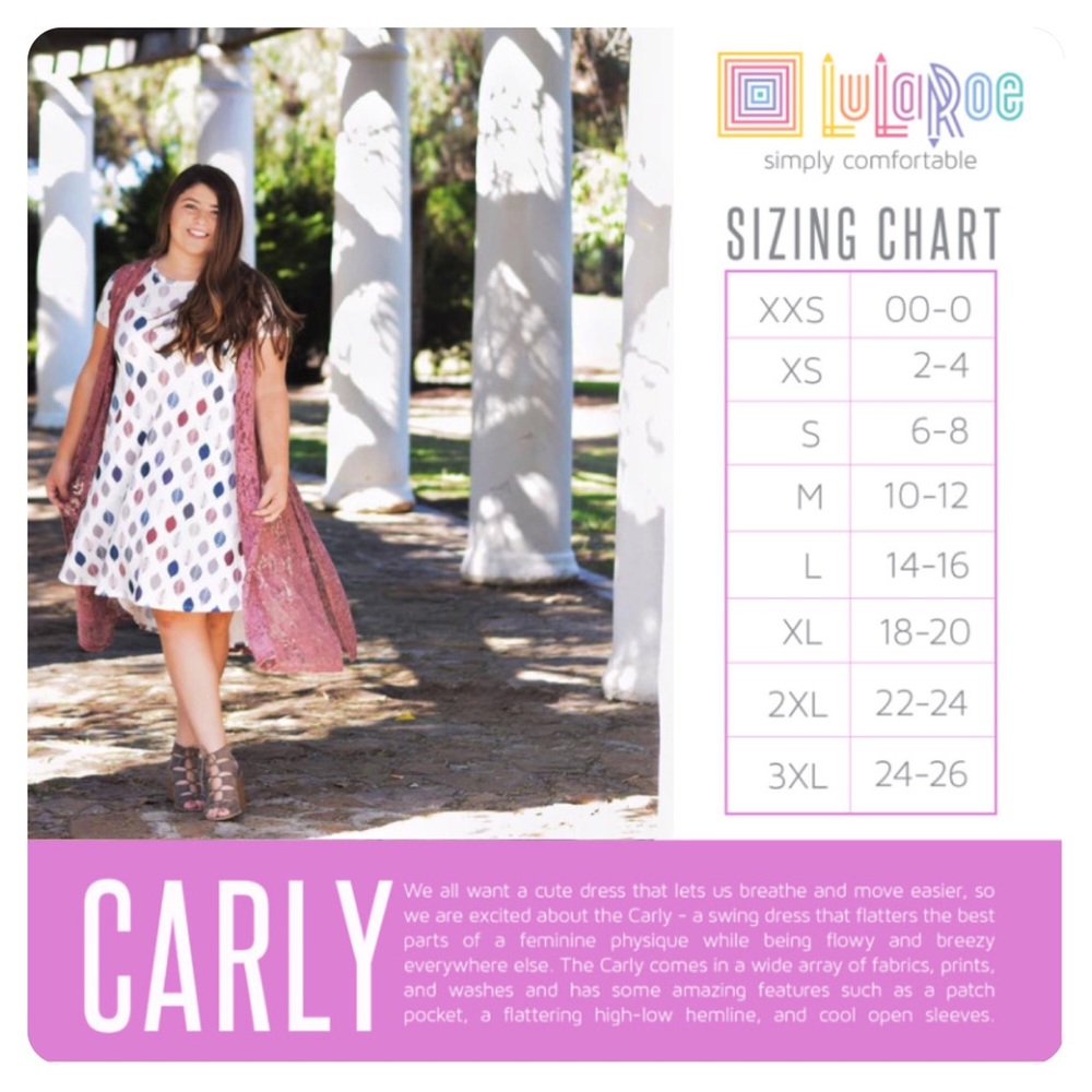 🆕LULAROE carly heathered red dress - Picture 7 of 8